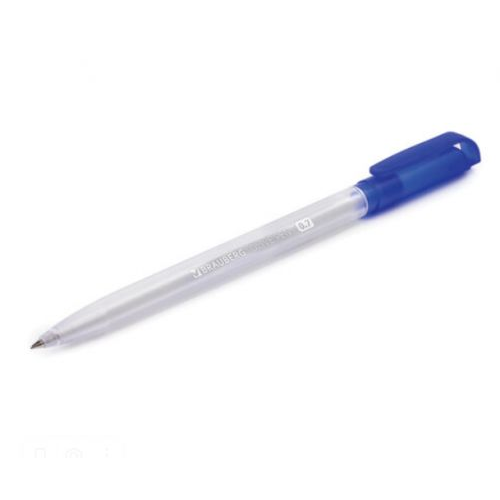 Ручка шариковая BRAUBERG Olive Pen масляная, узел 0,7 мм, линия 0,5 мм, 3 шт, синие