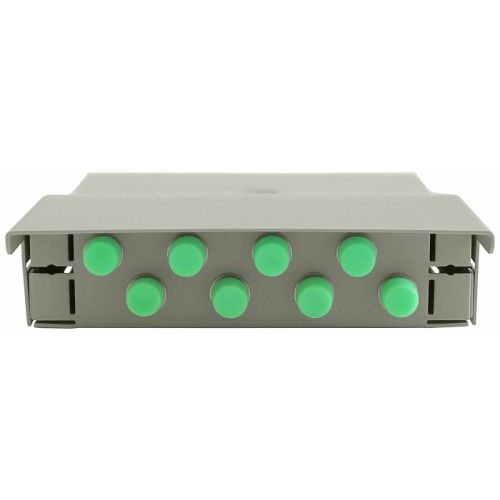 Кросс оптический настенный коробочный TELCORD КН-8 Мини 8-FC/MM-8-FC/UPC-MM62,5-GY 163х123х30 мм, 8