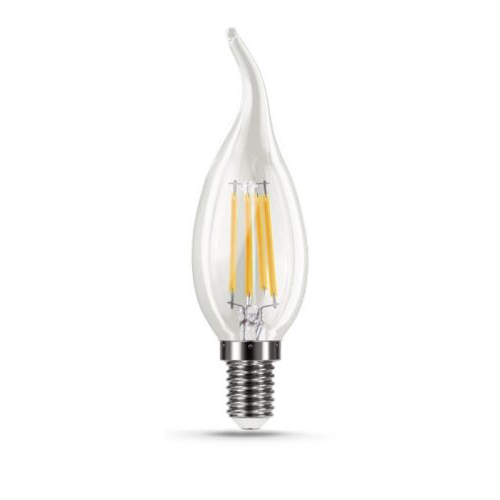 Лампа филаментная Camelion LED7-CW35-FL/845/E14 7Вт/60Вт, E14, 207-244В, 4500К, 765лм, свеча на ветр