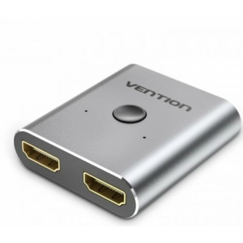 Разветвитель Vention HDMI v2.0 двунаправленный 2x1/1x2 AFUH0 30/60 Гц, серый