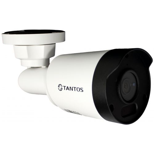 Видеокамера IP Tantos TSi-Pe50FP 5Мп уличная цилиндрическая с фиксированным объективом и питанием Po