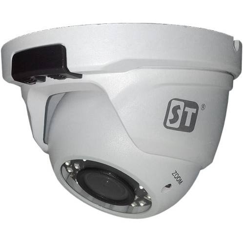 Видеокамера IP Space Technology ST-S5503 (2,8-12mm) 5MP (2880*1616), уличная купольная с ИК подсветк