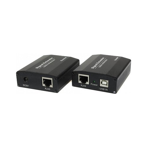Удлинитель интерфейса OSNOVO TA-U15+RA-U45 USB 2.0 по кабелю витой пары (CAT5e/6) до 50м. Подключени