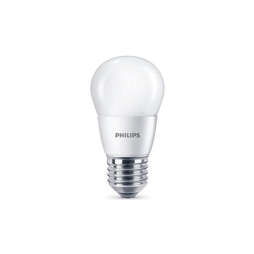 Лампа светодиодная Philips 929002971207 6W, 620lm, E27, 827, P45, матовая