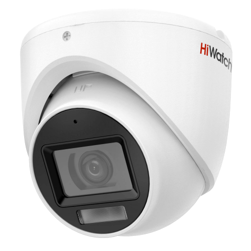 Видеокамера HiWatch DS-T503A(B) (2.8mm) 3К (5Мп 16:9) уличная HD-TVI с гибридной подсветкой EXIR/LED