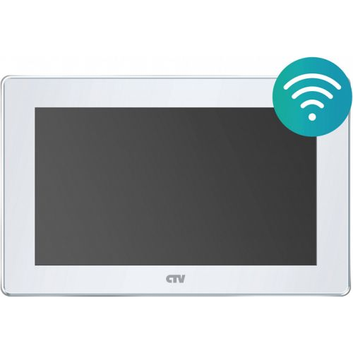 Видеодомофон CTV CTV-M5701 (белый) поддержка форматов AHD, TVI, CVI и CVBS с разрешением 1080p/720p/