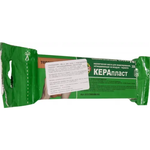Koh-I-Noor Глина для лепки "Keraplast", 300 грамм, терракотовая