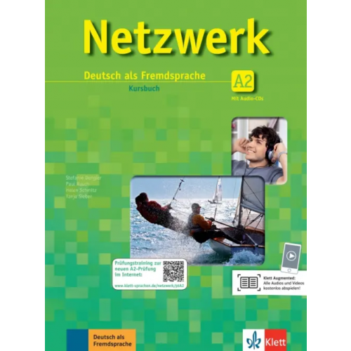 Klett Netzwerk. Kursbuch Gesamtband A2 + 2 CD (+ Audio CD) Dengler Stefanie, Rusch Paul, Schmitz Helen