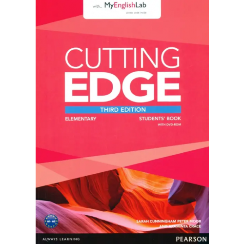 Pearson Cutting Edge. Elementary. Students' Book with DVD and MyEnglishLab (+ DVD) Cunningham Sarah, Moor Peter, Crace Araminta