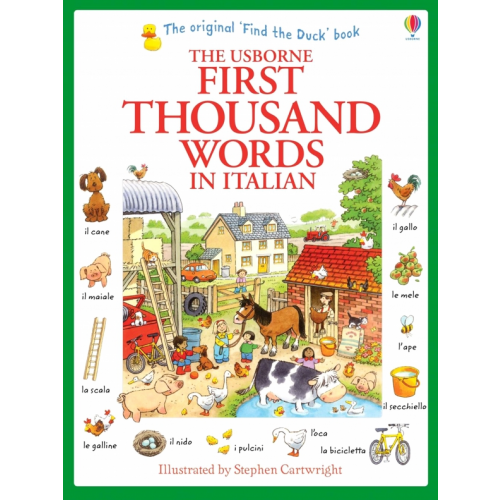 Usborne First 1000 Words in Italian Amery Heather