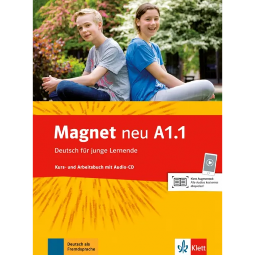 Klett Magnet neu A1.1. Kurs- und Arbeitsbuch (+ Audio CD) Motta Giorgio, Korner Elke, Esterl Ursula