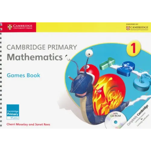 Cambridge Primary. Mathematics. Stage 1. Games Book + CD (+ CD-ROM) Moseley Cherri, Rees Janet