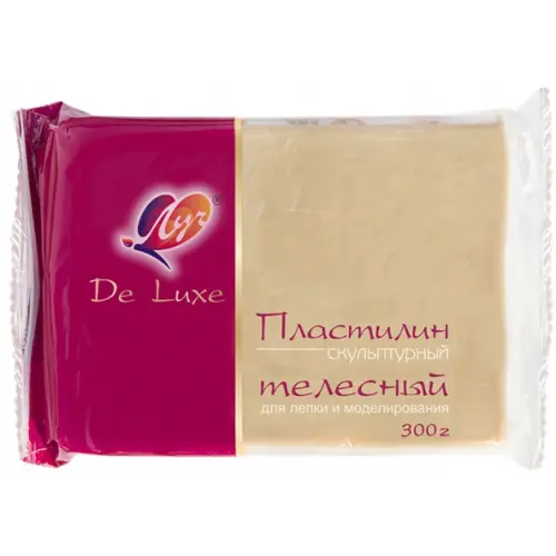 Луч Пластилин скульптурный 300 г, телесный