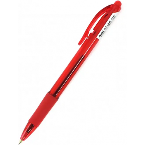 Pentel Автоматическая шариковая ручка, красный стержень