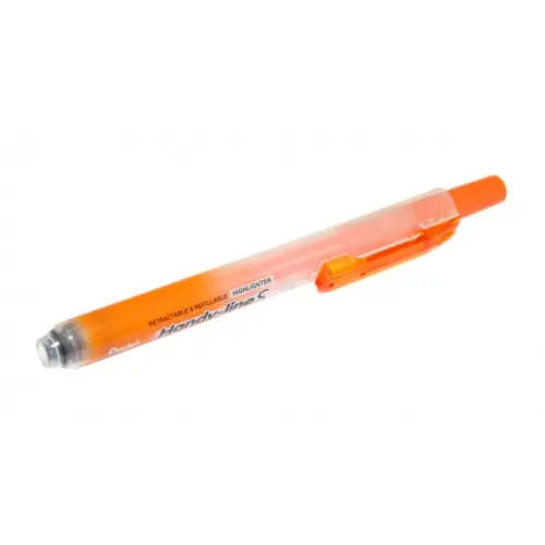 Pentel Маркер-выделитель текста Handy-Lines с функцией "чистый карман", оранжевый
