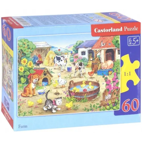 Castorland Пазл-мозаика. Ферма, 60 элементов