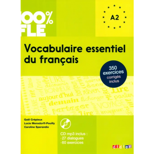 Didier Vocabulaire essentiel du français (+ CD-ROM) Sperandio Caroline, Crepieux Cael, Mensdorf-Pouilly Lucie