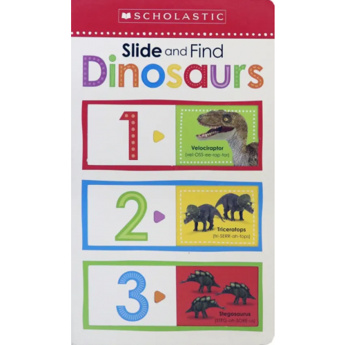 Scholastic Inc Slide and Find Dinosaurs