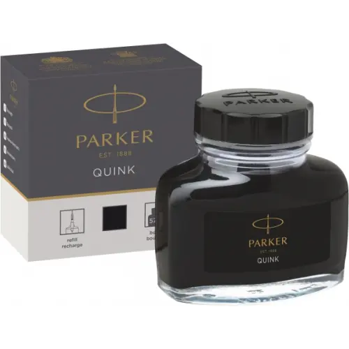 Parker Чернила "Bottle Quink", черные, 57 мл