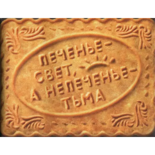 Бюро находок Обложка на студенческий "Печенье - свет, а непеченье - тьма"
