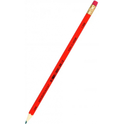 Koh-I-Noor Карандаш чернографитный, с ластиком, НВ, шестигранный