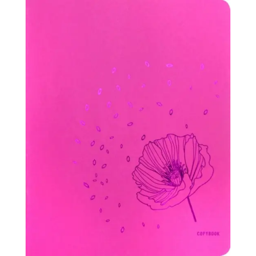 Канц-Эксмо Тетрадь Total Pink. Унесенные ветром. Цветы, А5, 48 листов, клетка