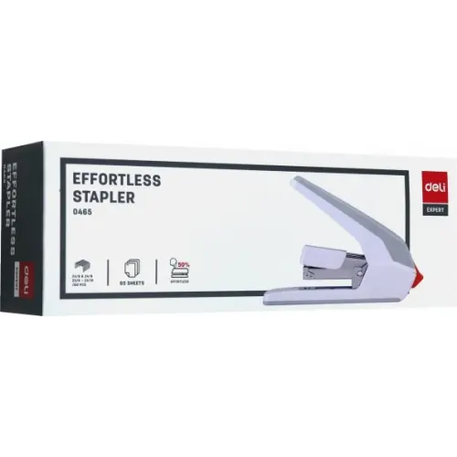 Степлер настольный Deli E0465white