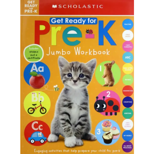 Scholastic Inc Jumbo Workbook. Get Ready for Pre-K