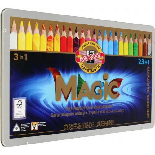Koh-I-Noor Карандаши цветные "Magic", 23+1 цветов