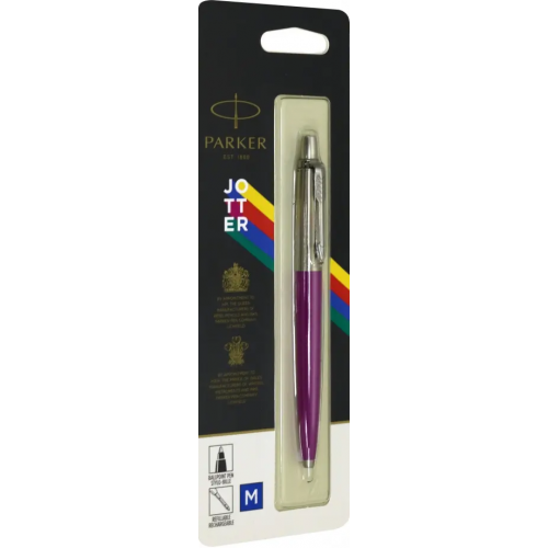 Ручка шариковая Parker "Jotter Magenta CT", синяя, 1,0 мм