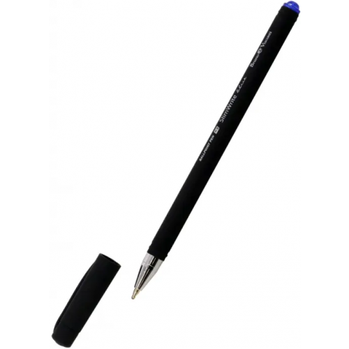 Bruno Visconti Ручка шариковая "SoftClick. Black", 0,5 мм, синие чернила
