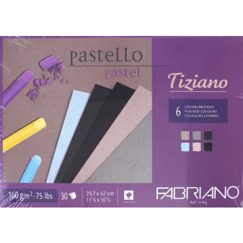 FABRIANO Альбом для пастели "Tiziano", 6 цветов, 30 листов