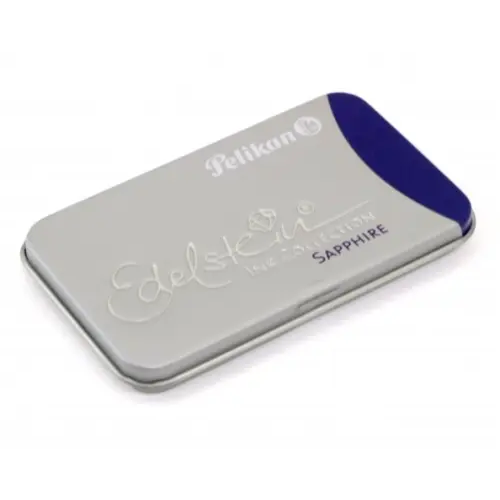 Картридж Pelikan Edelstein EIBT6 Sapphire, чернила для ручек перьевых, 6 штук