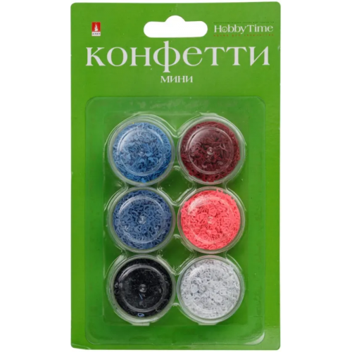 Bruno Visconti Конфетти мини для декора "Сердечки", 4 мм, 6 цветов