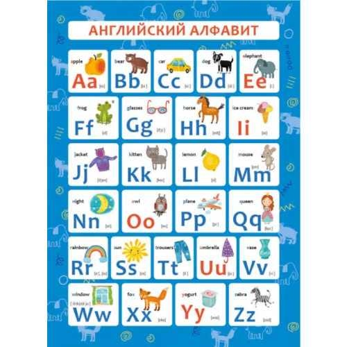 Феникс+ Английский алфавит. Плакат