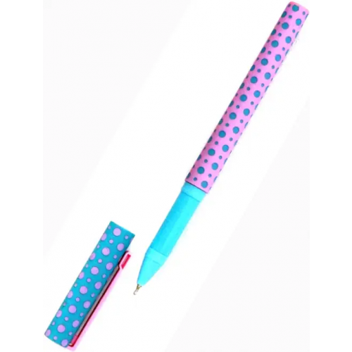 Berlingo Ручка шариковая "Funline XL. Dots", 0,7 мм, синие чернила