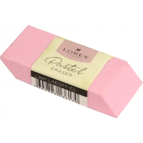 LOREX Ластик Pastel Contour love, прямоугольный