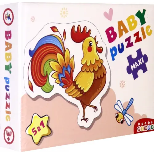 Дрофа Медиа Развивающая мозаика. Baby Puzzle. В деревне
