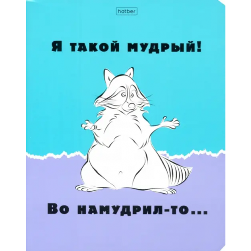 Хатбер Тетрадь "Еноты", А5, 48 листов, клетка