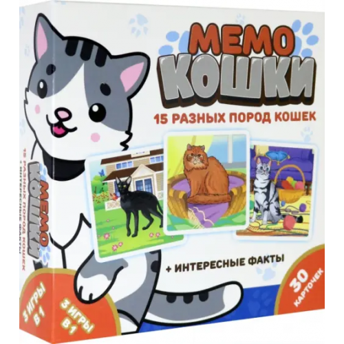 Нескучные игры Мемо. Кошки