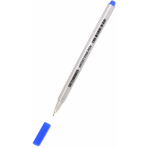 Ручка капиллярная Sketchmarker "Artist fine pen", цвет: королевский синий