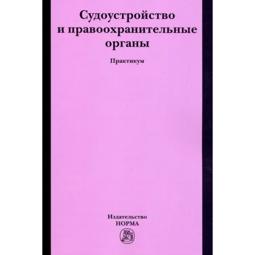 Норма Судоустройство и правоохранительные органы. Практикум Вилкова Татьяна Юрьевна, Даниленко Ирина Анатольевна, Маркова Татьяна Юрьевна