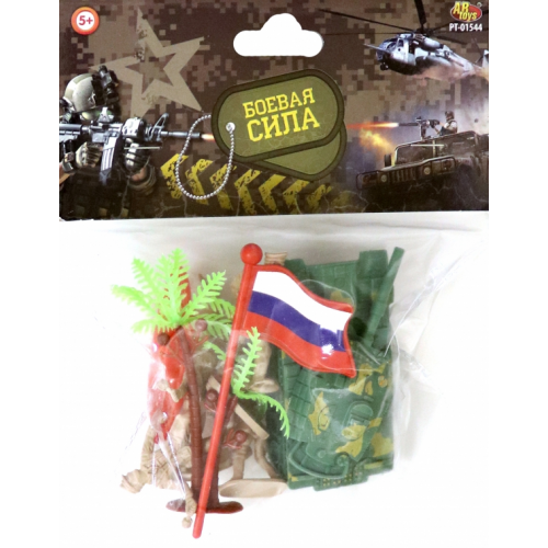 ABtoys Игровой военный набор. Боевая сила с бронетранспортером, 9 предметов