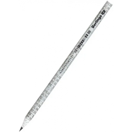 Berlingo Карандаш чернографитный "Paper Pencil", HB