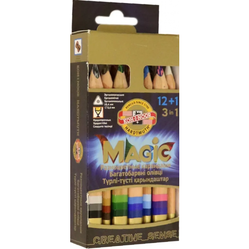 Карандаши цветные "Koh-I-Noor. Magic", 12 цветов
