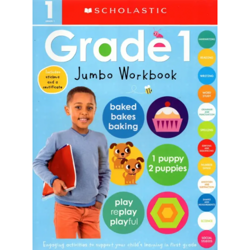 Scholastic Inc Jumbo Workbook. First Grade