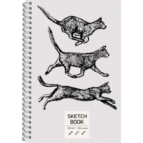 Paper Art Скетчбук "Sketchbook. Кошки", А5, 100 листов
