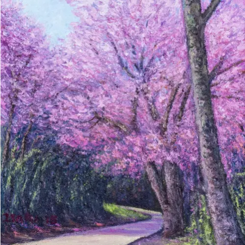 Феникс+ Алмазная мозаика. Цветение сакуры, 30x30 см