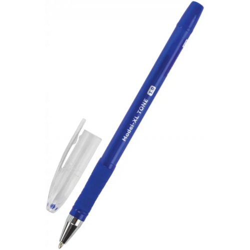 Brauberg Ручка шариковая масляная с грипом "Model-XL TONE", цвет чернил синий, узел 1,0 мм, линия письма 0,5 мм