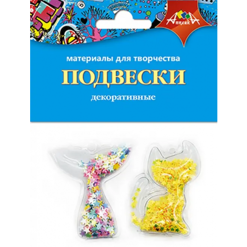 АппликА Материалы для творчества. Подвески декоративные. Кошечка и хвостик